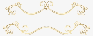 Gold Deco Element Png Clip Art #6687216