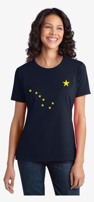 Ladies Navy Alaska State Flag #6689082