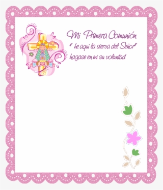 Hola Chicas Esta Fue La Invitacion De La Primera Comunion #6689681