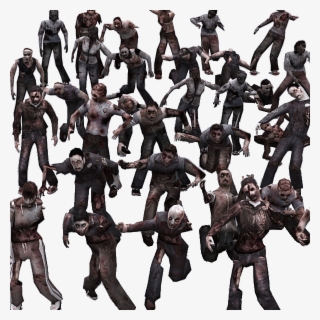 Zombie Horde Png #6693602