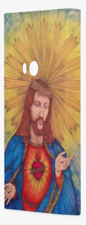 Sacred Heart Of Jesus Christ Drawing Hard Case For - Modern Art #670252