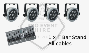 Stage Light Pack - Showtec Compact Par 7 Tri #670268