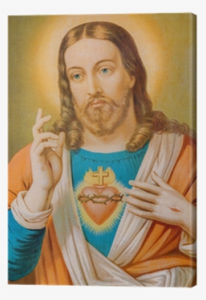 Typical Catholic Image Of Heart Of Jesus Christ From - Uvwijj Jesus ...