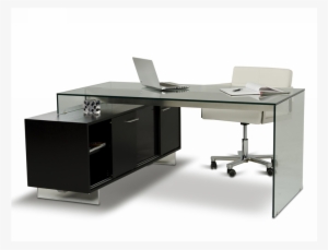 Office - Vig Furniture Modrest Alaska Black Oak Office Desk #670845