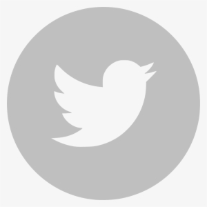 Twitter Logo White Vector - Facebook Logo Grey Round #671021