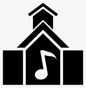 Music School Building - Music School Icon Png #671067