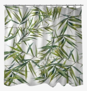 Watercolor Illustration Of Bamboo Leaves , Seamless - Grass #671992