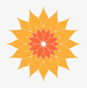 Free Vector Orange Flower - Sales Tax #672117