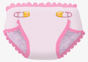 Diaper Clipart Free Images 2 Clipartix Baby Shower - Pink Baby Diaper Clipart #672692