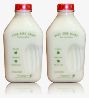 Glass Bottles Of Pure Eire Dairy Farm Fresh Milk - Pete's Milk Delivery #673238
