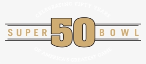 50th Super Bowl Logo - Super Bowl 50 #674585
