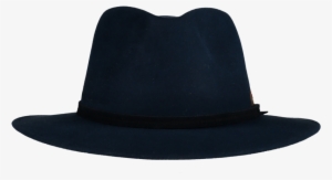 Blue Fur Felt Fedora - Felt #674663