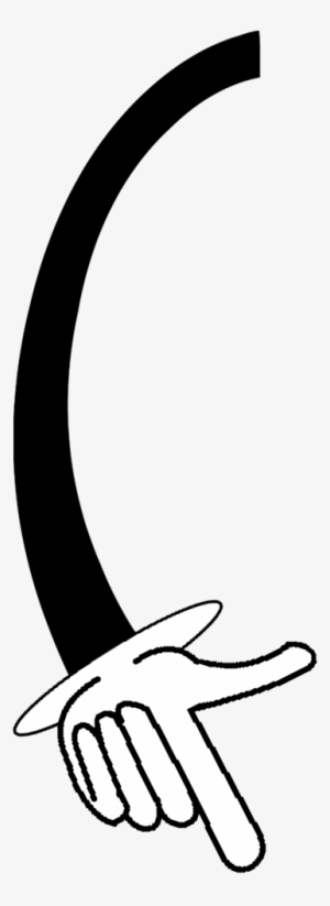 Arm Bent Pointing - Cartoon Arm Transparent #674813