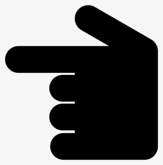 Hand Pointing To Left Direction Vector - Icon #674858