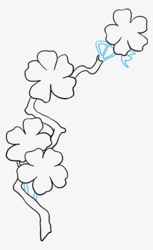 How To Draw Cherry Blossoms - Drawing #675701