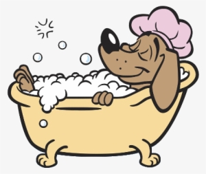 Dog Bath Clipart - Dog Taking A Bath #675976
