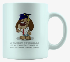 Funny Dog Graduates And Gets A College Degree Gift - Academic Degree #676126