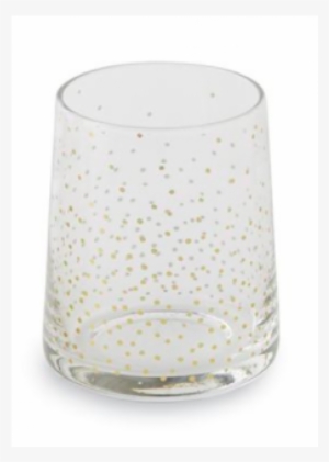 Mud Pie Double Mini Polka Dots 16 Oz. Old Fashioned #676391