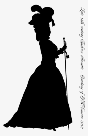 French Silohuette - 19th Century Fashion Silhouette #676571