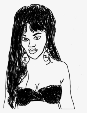 28 Collection Of Lil Kim Drawing - Lil Kim Illustration #678693