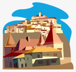 France And Italian Village Buildings - France #678709