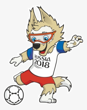 2018 Fifa World Cup Logo & Mascot Zabivaka Logo [fifa - World Cup Russia Mascot #679303