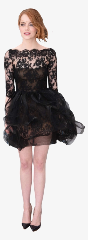 Emma Stone Png Pngs Transparent Transparent Png Taystyles13 - Little Black Dress #679744