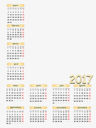 Calendario Png 2017 #6700641