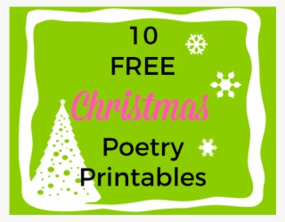 10 Free Christmas Poetry Printables #6701661