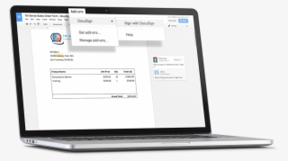 Esign From Within Google Docs #6705578
