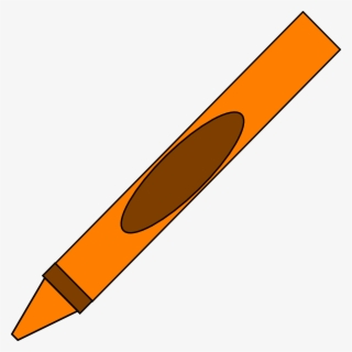 Crayon Clipart Orange Crayon #6705900