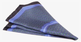 Blue And Green Pocket Square- Teardrop Pattern #6706977