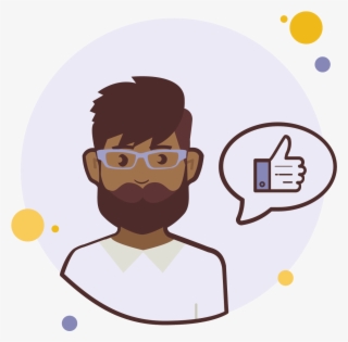 Man With Beard Like Icon #6708015