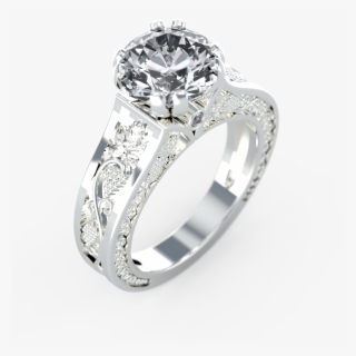 0 Carat Diamond Engagement Ring #6709227