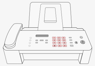 This Free Icons Png Design Of Modern Fax Machine #6712149