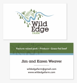 Wild Edge Farm Business Cards2 #6712404