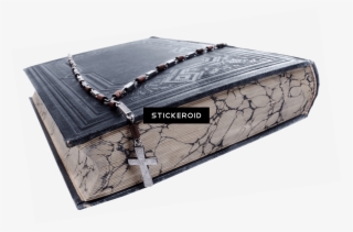 Old Bible With A Cross #6715555