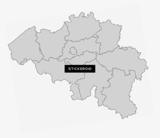 Belgium Flag Map #6715801