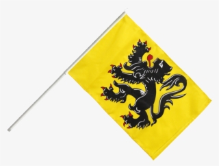 Belgium Flanders Hand Waving Flag #6715871