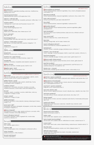 Kona Grill Menu #6716943