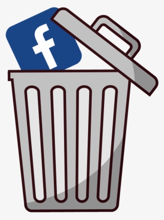 Putting The Facebook Icon In A Trash Can #6717481