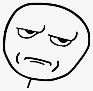 Half Troll Face Png #6720883