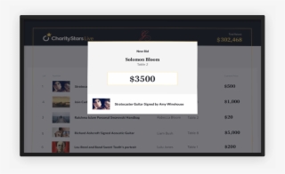 Screens Can Display Donor And Table Ranking As Well #6721154