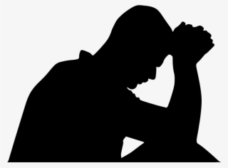 Distraught Man Praying #6721464