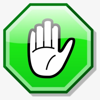 Stop Hand Nuvola Green #6721626