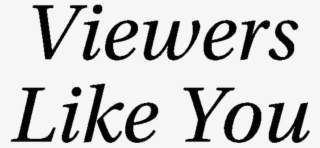 Viewers Like You 1999-2001 #6723976 Viewers Like You 1999-2001 #6723976