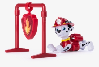 Paw Patrol Actionvalp Och Bricka, Marshall Pull&amp #6724876