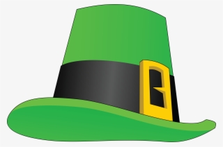 Free Clipart Of A St Paddys Day Leprechaun Hat #6725336
