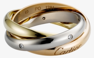 Wedding Rings With 3 Diamonds Unique Cartier Trinity #6740478