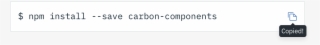 "copy" Action As An Icon With Tooltip In A Code Snippet #6740934